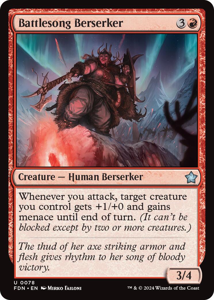 Battlesong Berserker (Magic Foundations)