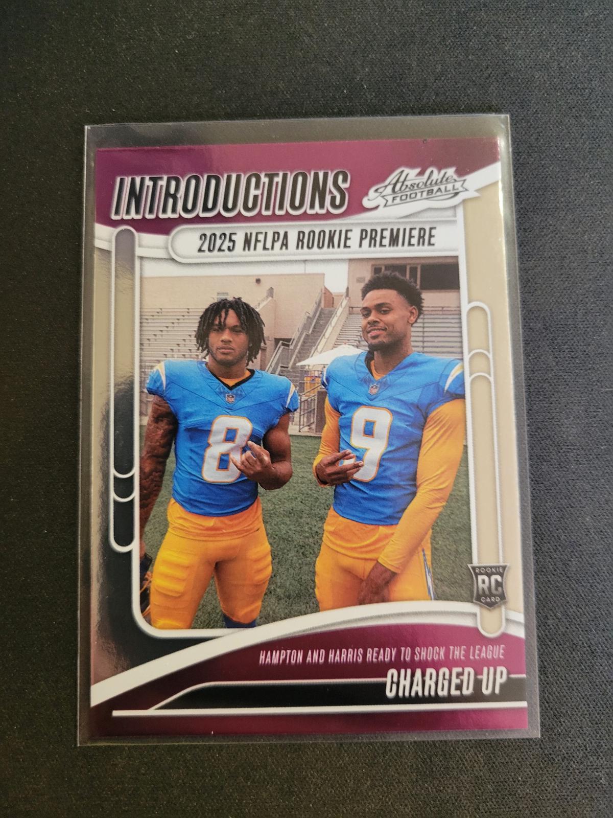 Omarion Hampton #I-OHN 2025 Panini Absolute Introductions Football