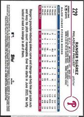 Back Of Card | Ranger Suarez Baseball Cards 2024 Topps