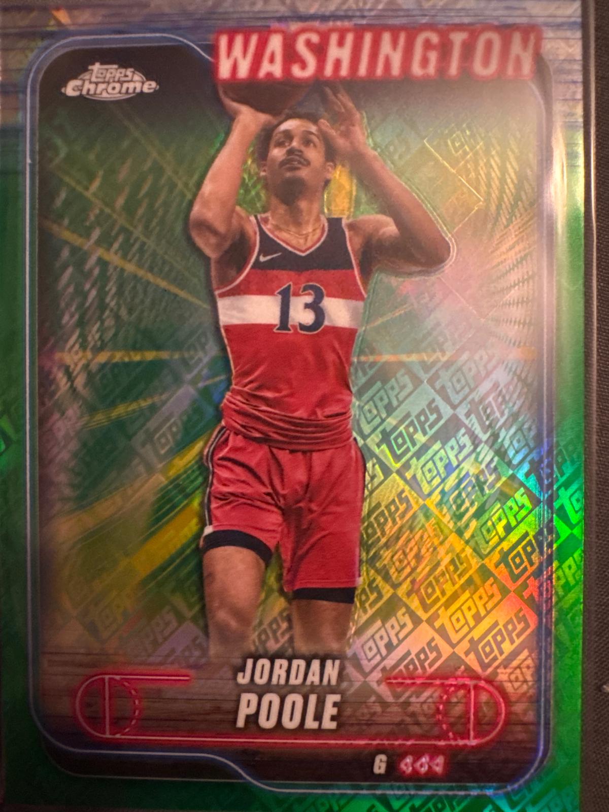 Jordan Poole サインカード /25枚限定 Jordan Poole サインカード /25