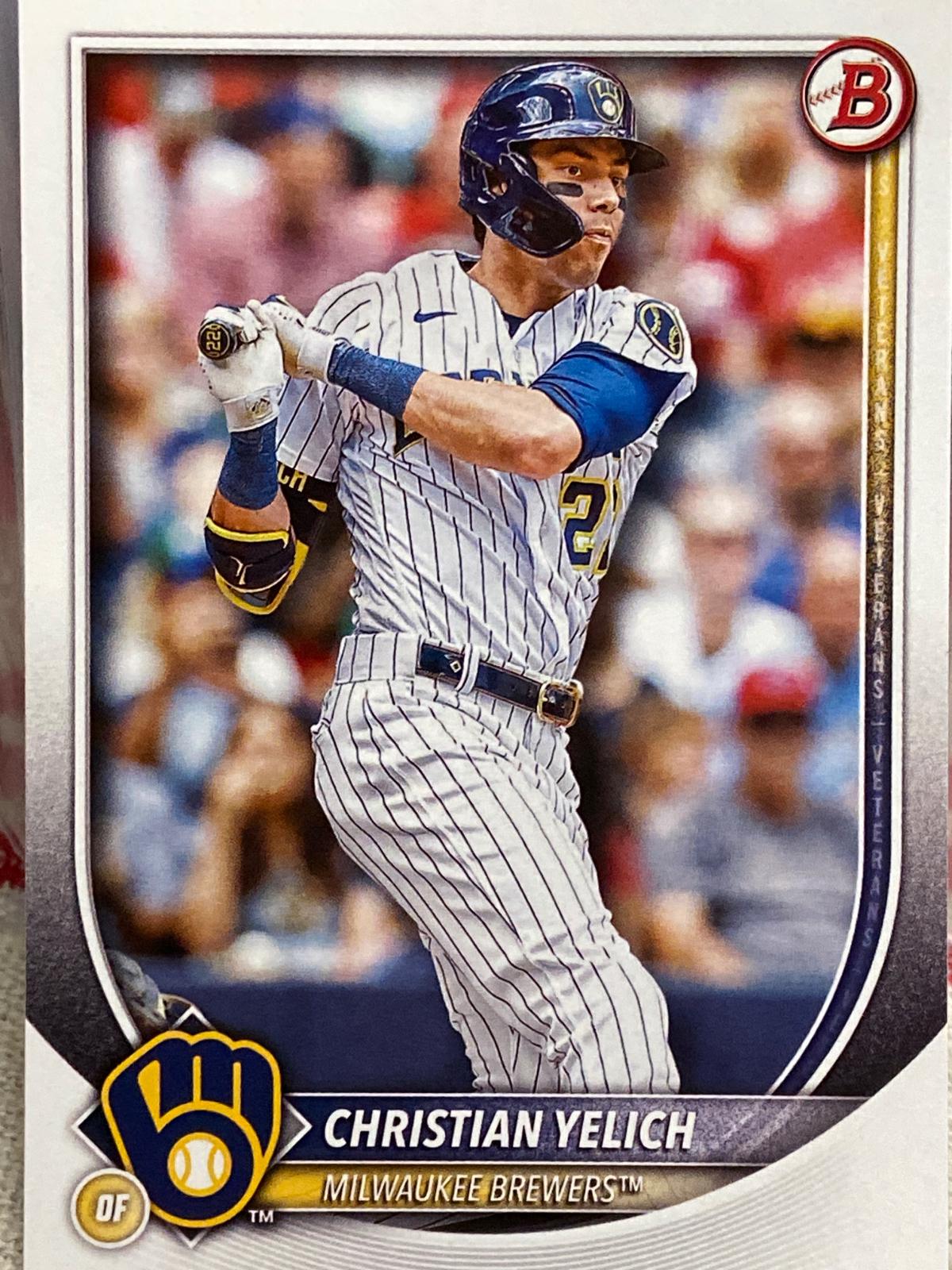 Christian Yelich #67 Baseball Cards 2025 Bowman