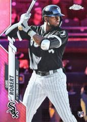 Luis Robert [Pink Refractor] #60 Baseball Cards 2020 Topps Chrome Prices