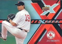Josh Beckett #X-JB Baseball Cards 2008 Upper Deck X Xponential Prices