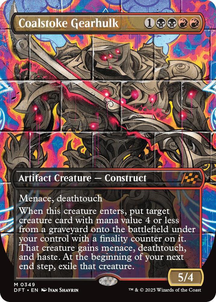 Coalstoke Gearhulk #349 Magic Aetherdrift