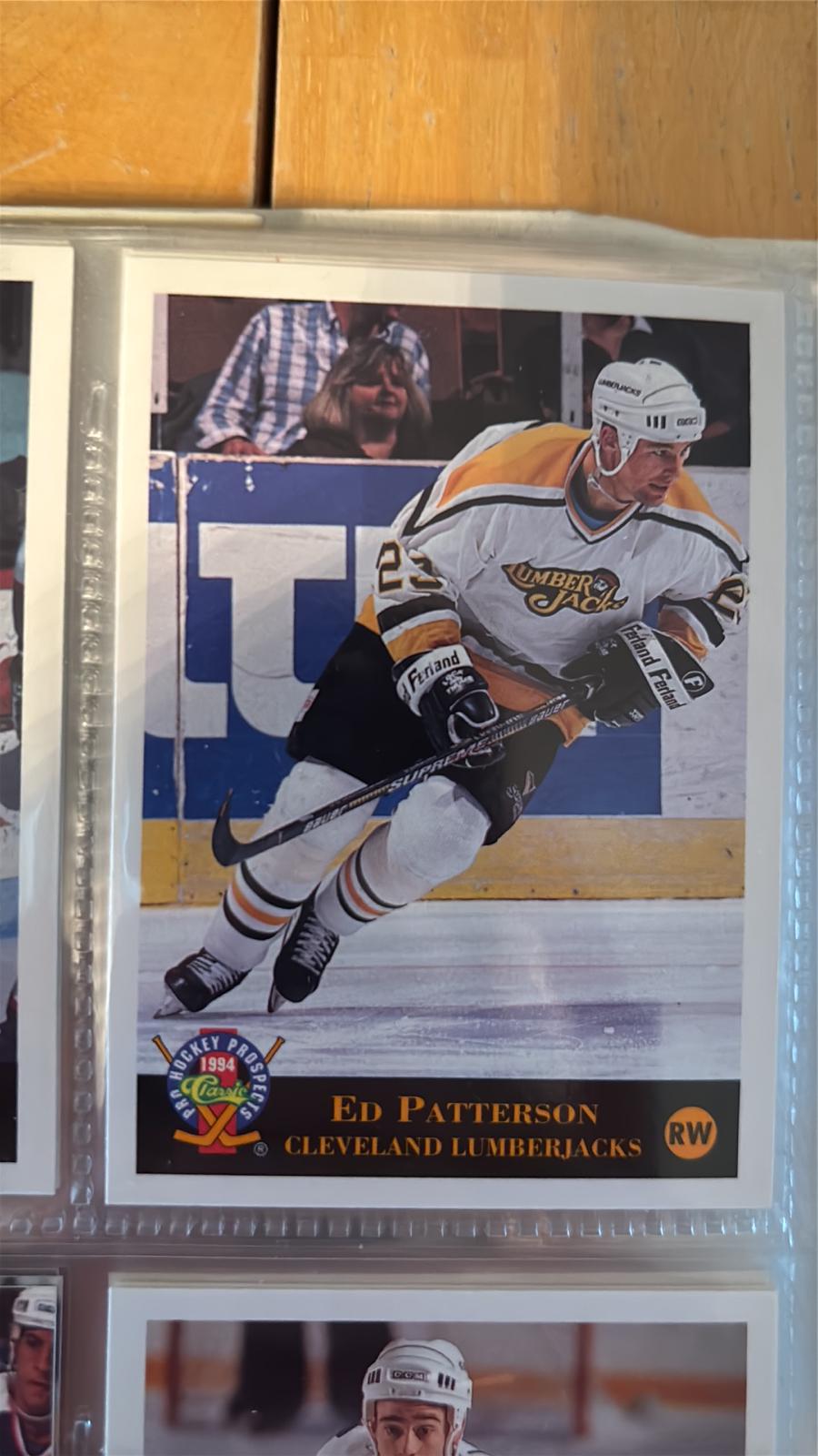 Ed Patterson #159 1994 Classic Pro Hockey Prospects