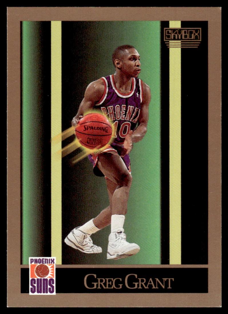 Greg Grant #221 Basketball Cards 1990 Skybox