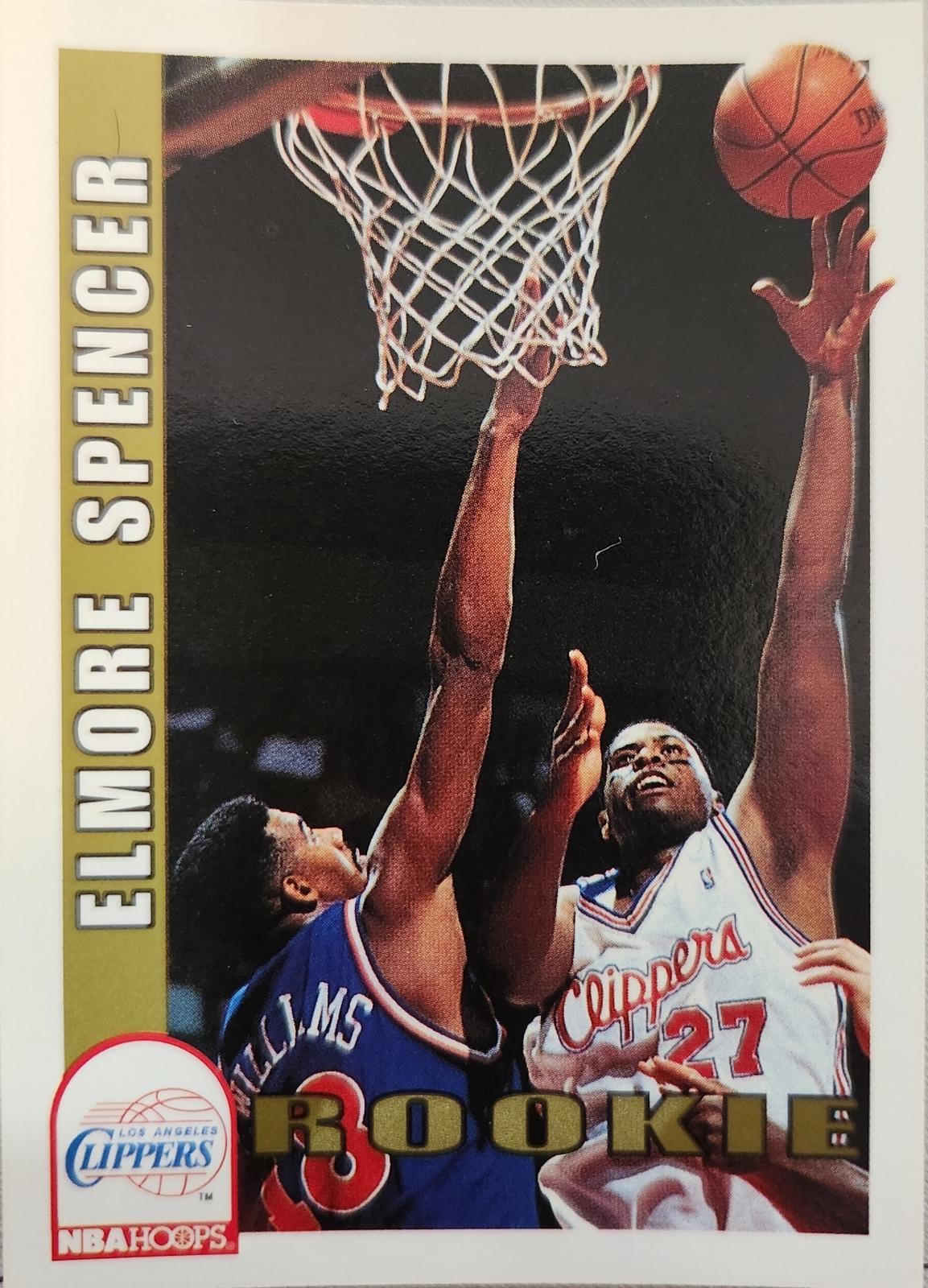 Elmore Spencer #404 Basketball Cards 1992 Hoops