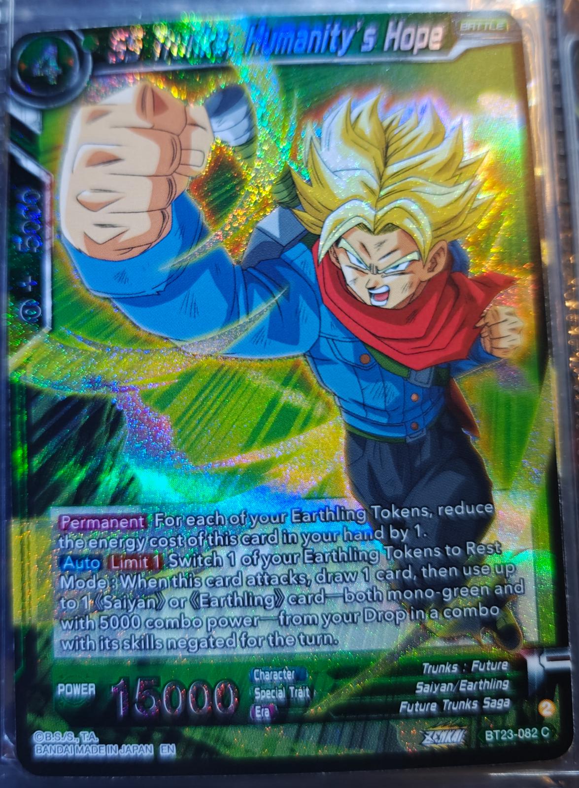 SS Trunks, Humanity's Hope front