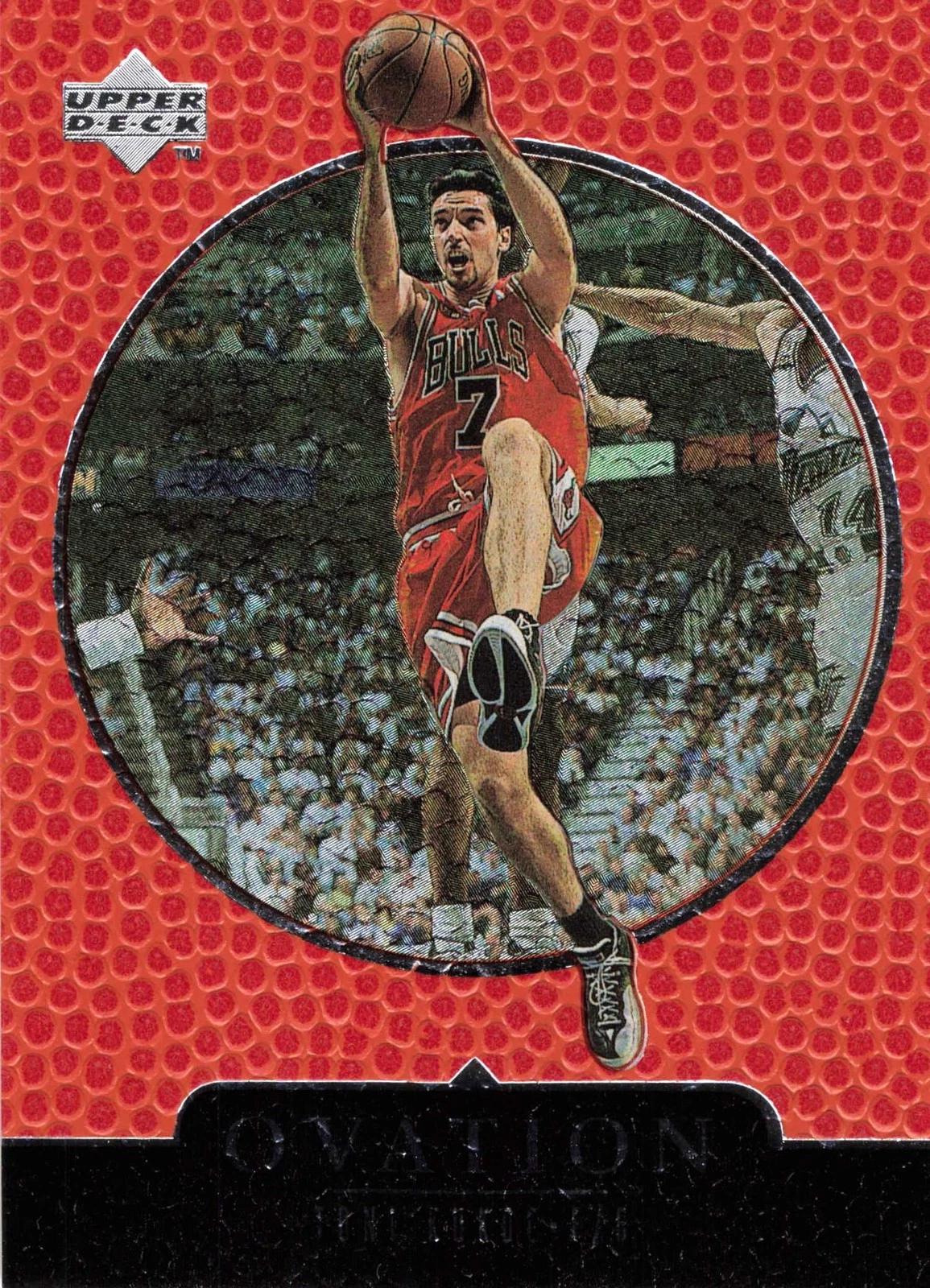 Toni Kukoc #8 1998 Upper Deck Ovation Basketball