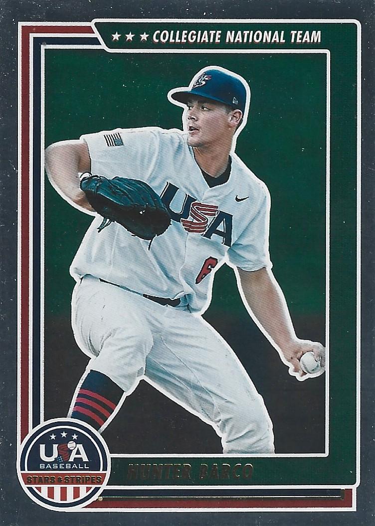 Hunter Barco #1 Baseball Cards 2022 Panini Stars & Stripes USA