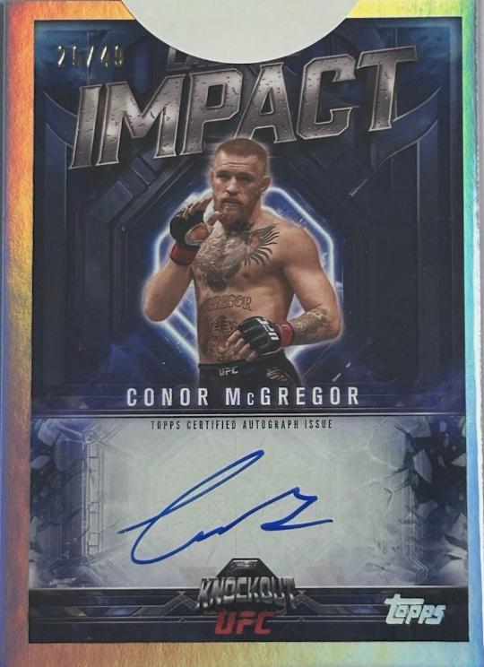 Conor McGregor #LI-CM Prices | 2025 Topps Knockout UFC Lasting