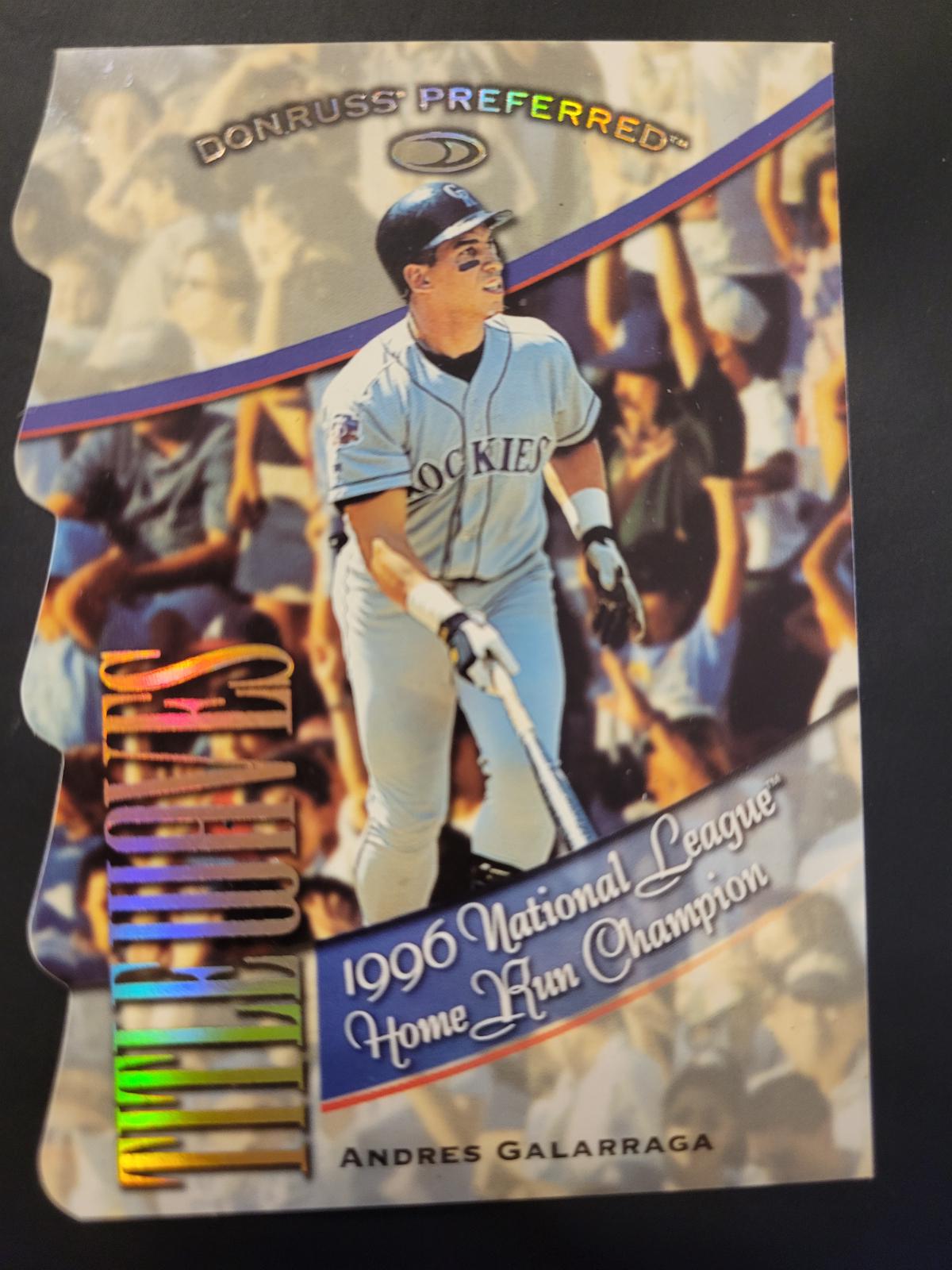 Andres Galarraga #18 Baseball Cards 1998 Donruss Preferred Title Waves