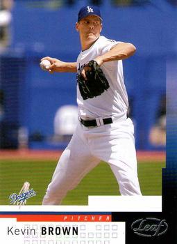 Kevin Brown #147 Baseball Cards 2004 Leaf