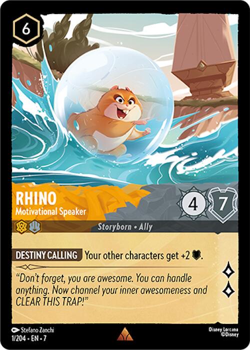 Rhino - Motivational Speaker #1 Lorcana Archazia's Island
