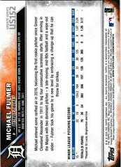 Back Of Card | Michael Fulmer Baseball Cards 2016 Topps Update