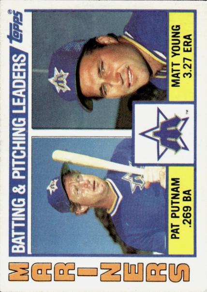 Mariners Leaders #336 1984 Topps Baseball