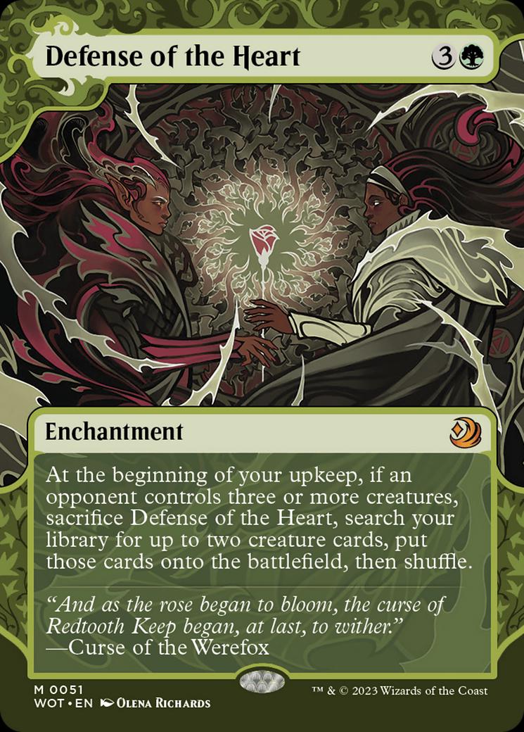 Tap to enlarge Defense of the Heart, Magic Wilds of Eldraine Enchanting Tales