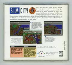 Jewel Case - Back | SimCity Classic PC Games