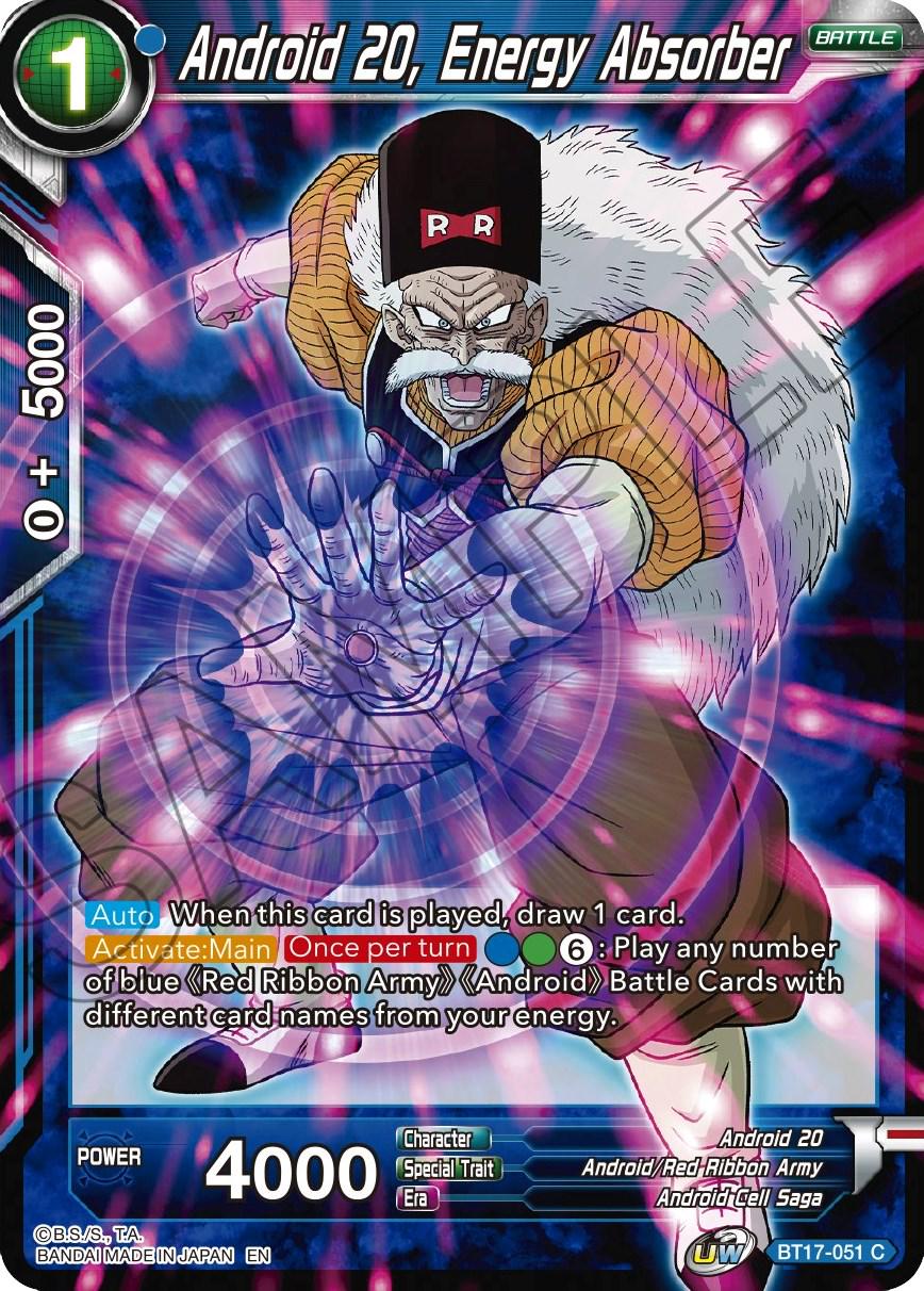 Android 20, Energy Absorber BT17-051 Dragon Ball Super Ultimate Squad