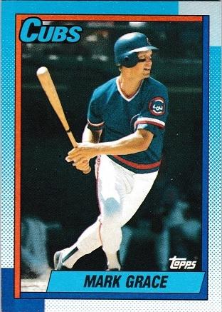 Mark Grace #240 Baseball Cards 1990 Topps
