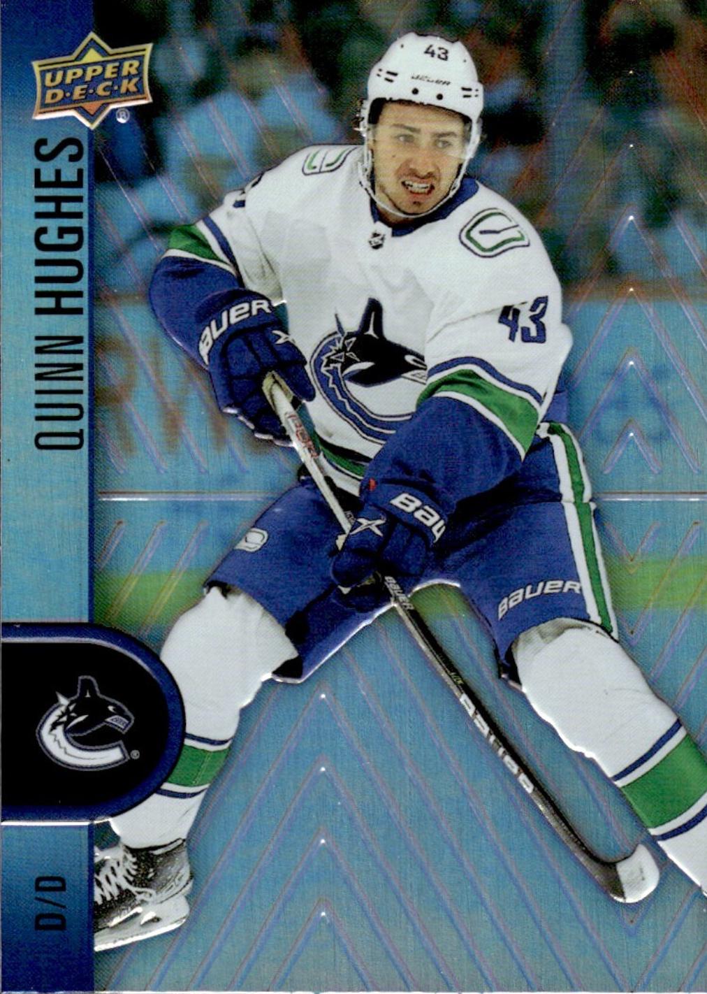 Quinn Hughes #43 2022 Upper Deck Tim Hortons Hockey