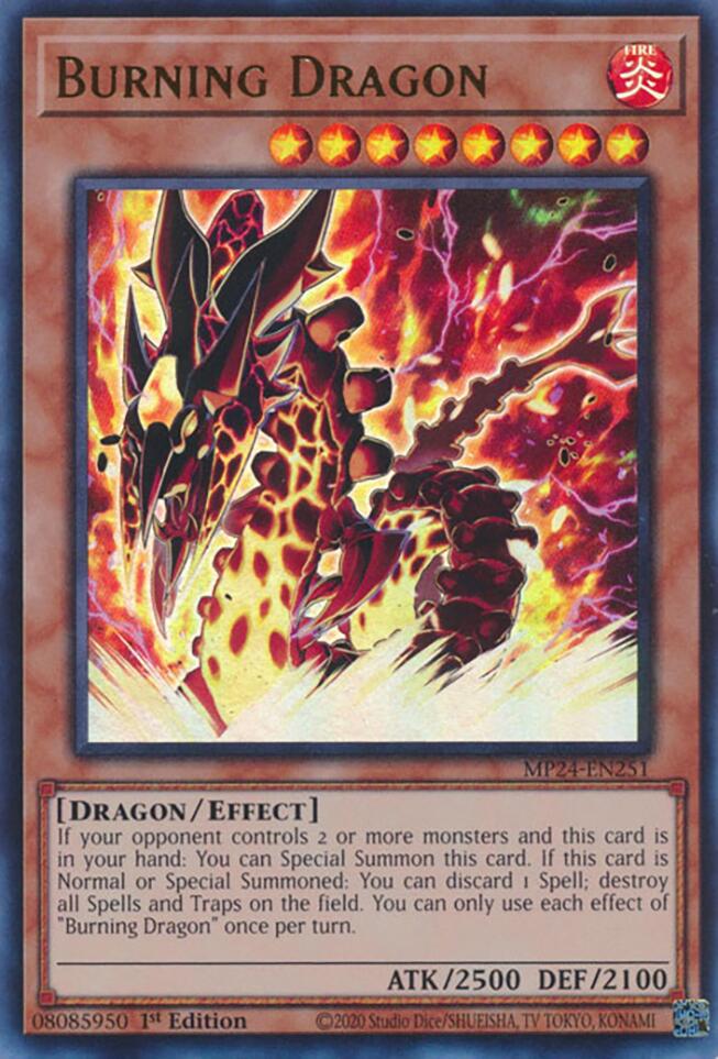 Burning Dragon MP24-EN251 YuGiOh 25th Anniversary Tin: Dueling Mirrors