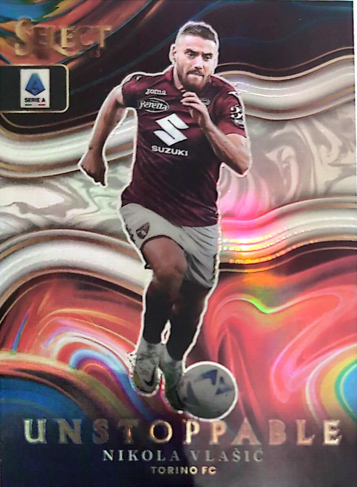 Nikola Vlasic #19 Soccer Cards 2022 Panini Select Serie A Unstoppable