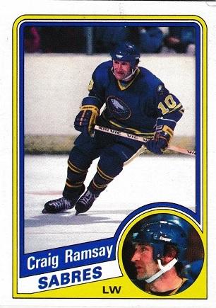 Craig Ramsay #21 Hockey Cards 1984 Topps