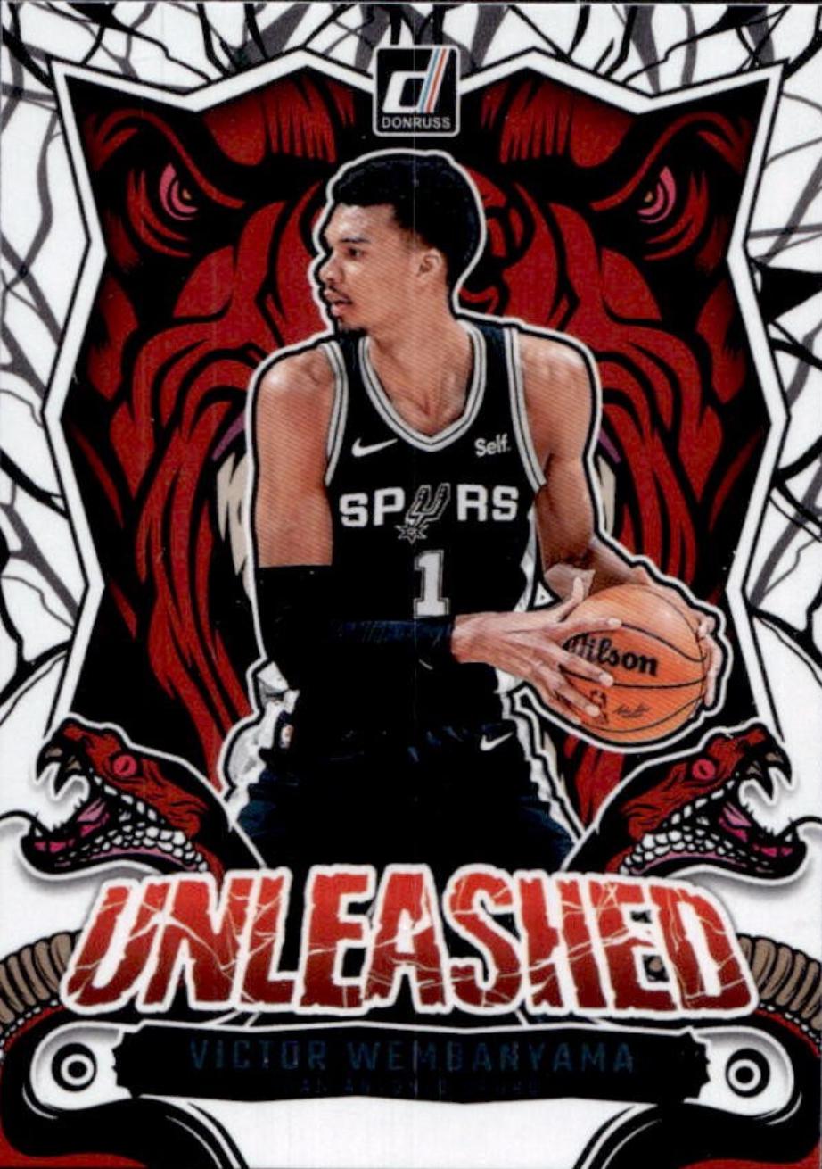 Victor Wembanyama #15 Basketball Cards 2024 Panini Donruss Unleashed