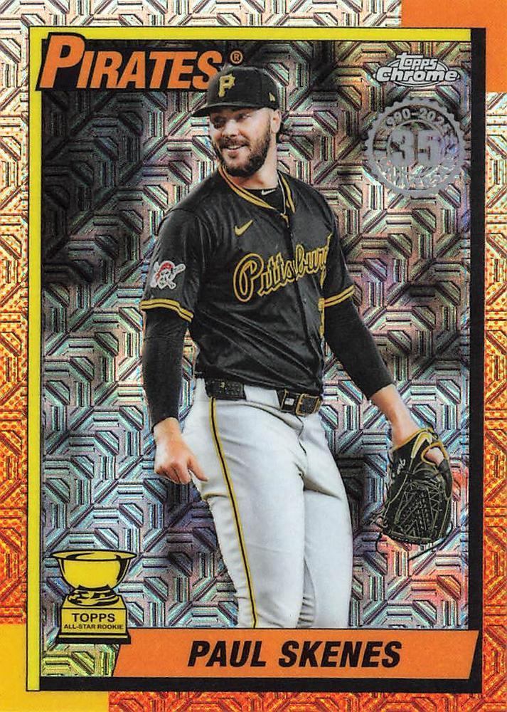 Paul Skenes #U90C-1 Prices | 2025 Topps Update 1990 Chrome