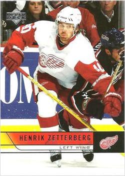 Henrik Zetterberg #323 2006-07 Upper Deck Hockey
