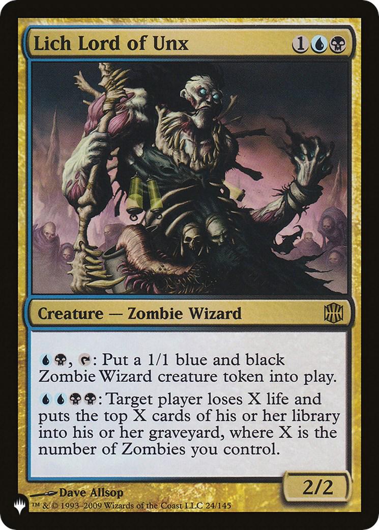 Lich Lord of Unx #24 Magic The List Reprints