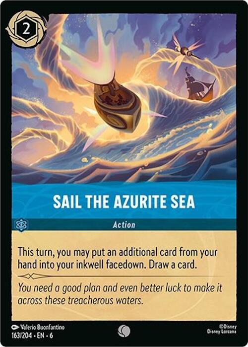 Sail the Azurite Sea #163 Lorcana Azurite Sea