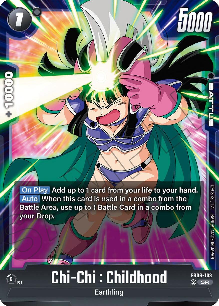 Chi-Chi : Childhood FB06-103 Dragon Ball Super Rivals Clash