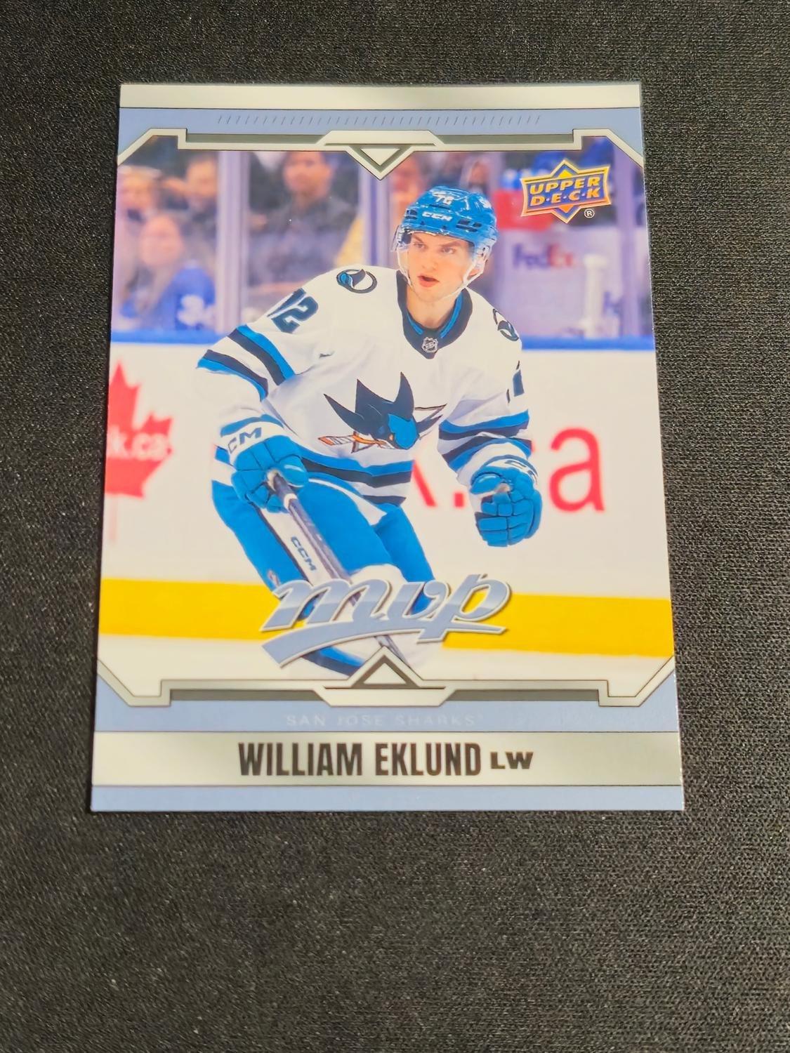 William Eklund #185 Hockey Cards 2024 Upper Deck MVP
