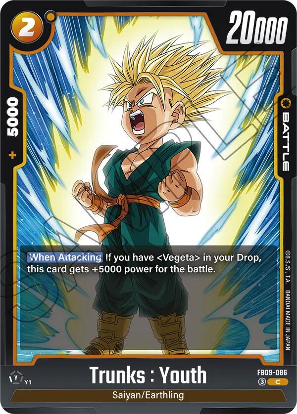 Trunks: Youth FB09-086 Prices | Dragon Ball Fusion World Dual