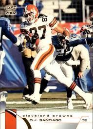 O.J. Santiago #111 2002 Pacific Football