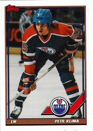 Peter Klima #193 Hockey Cards 1991 Topps