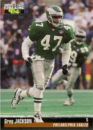 Greg Jackson #8 Football Cards 1995 Pro Line