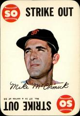 Mike McCormick #17 Baseball Cards 1968 Topps Game Prices