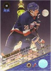 Back Of Card | Patrick Flatley Hockey Cards 1993 Leaf