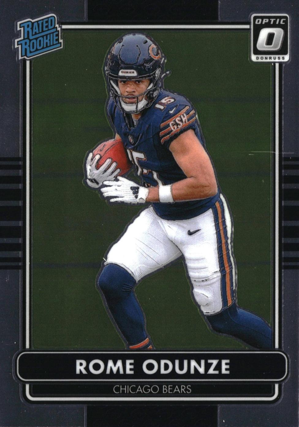 Rome Odunze #11 Football Cards 2024 Panini Donruss Optic Retro Series