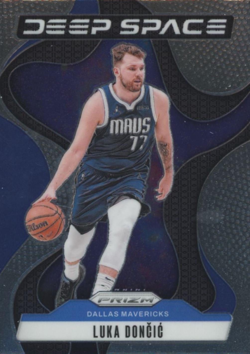Luka Doncic #4 Basketball Cards 2024 Panini Prizm Deep Space