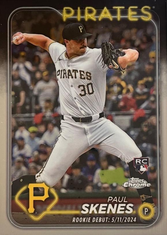 Paul Skenes #USC27 Baseball Cards 2024 Topps Chrome Update