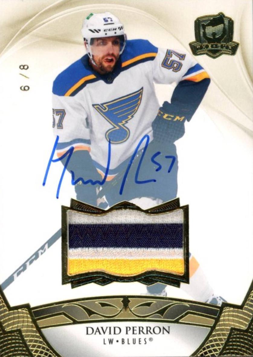David Perron [Gold Autograph Patch] #72