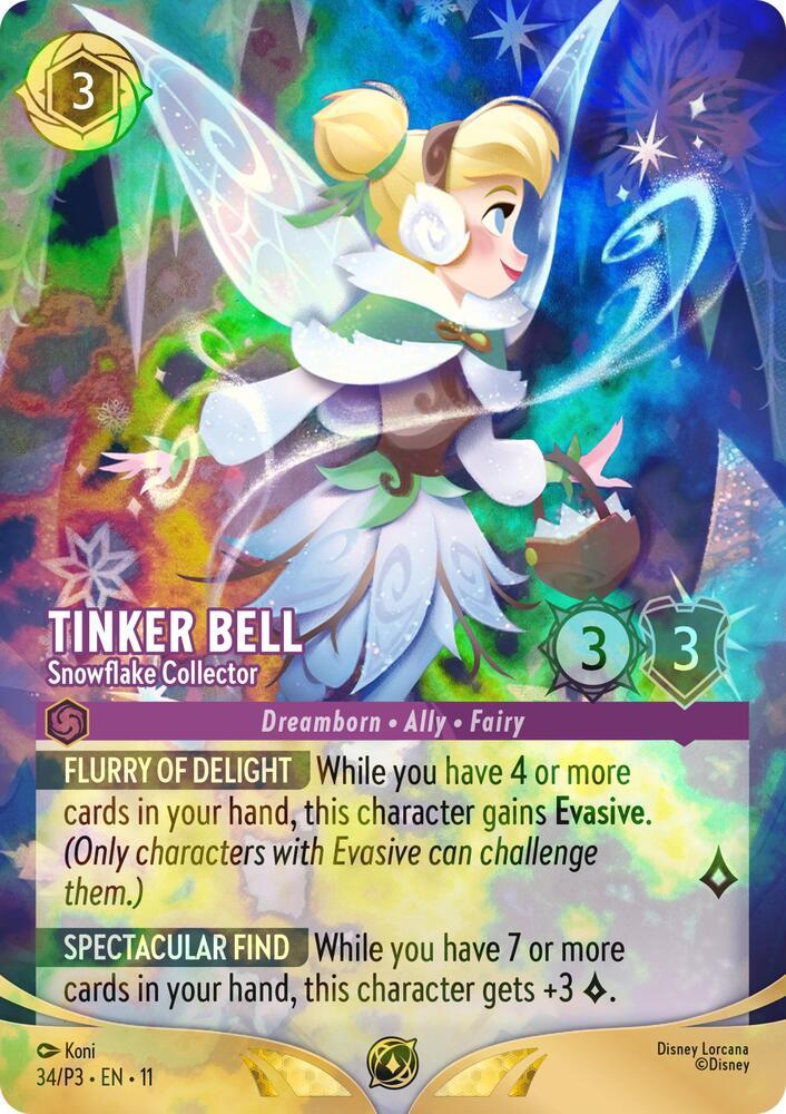 Tinker Bell - Snowflake Collector [Store Championship] [Foil] #34/P3