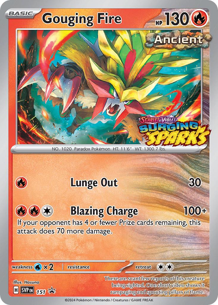 Gouging Fire #151 Pokemon Promo