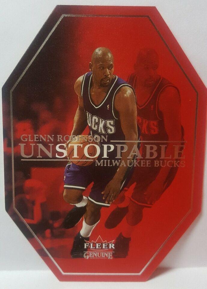 Glenn Robinson #8 Basketball Cards 2001 Fleer Genuine Unstoppable