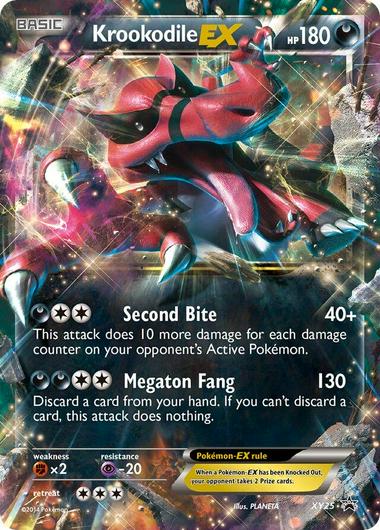 Krookodile EX #XY25 Cover Art