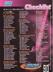 Card Back | Checklist Star Wars 1996 Topps